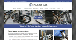 Desktop Screenshot of fascofasteners.com